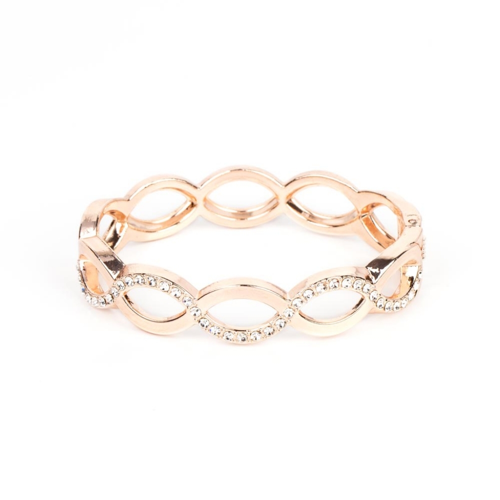 Tailored Twinkle Rose Gold Bracelet